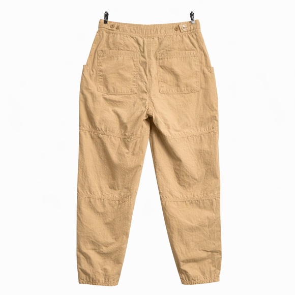 Aritzia Wilfred Free Utility Voyage Cargo Pants Tan Size 4 High Rise Tapered - Picture 9 of 9